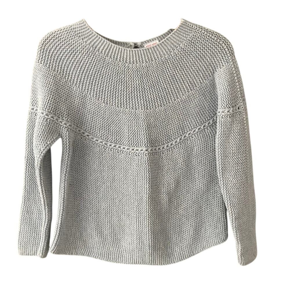 Zara Icy Blue Knit Sweater - 3-4
